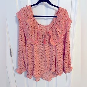 Free People Flowy Blouse